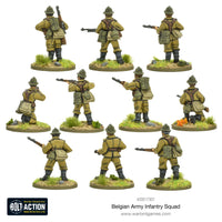 Bolt Action Belgian Infantry Squad