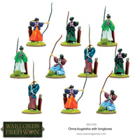 Warlords of Erehwon: Onna-bugeisha with longbows
