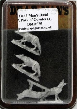 Dead Man's Hand - A Pack of Coyotes (4 coyotes)