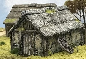 Dark Ages/Medieval Wattle and Daub Outbuilding (Plastic)