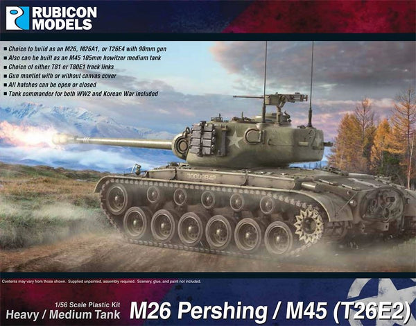 Rubicon Models - M26 Pershing / M45 (T26E2) Heavy / Medium