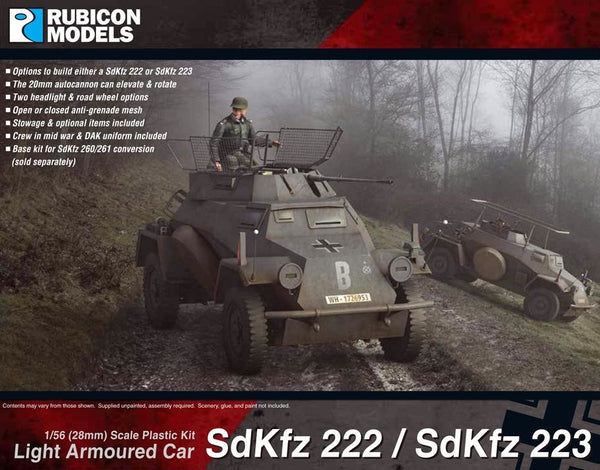 Rubicon Models - SdKfz 222 / SdKfz 223 Light Armoured Car