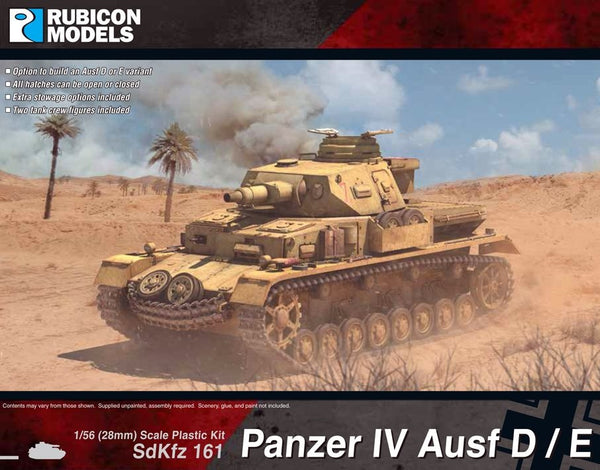 Rubicon Models - Panzer IV Ausf D / E Medium Tank