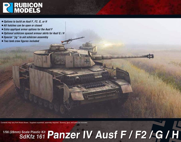 Rubicon Models - Panzer IV Ausf F / F2 / G / H Medium Tank