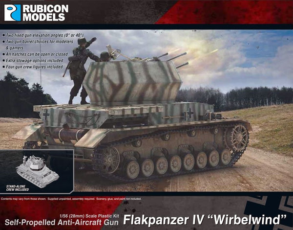 Rubicon Models - Flakpanzer IV Wirbelwind Self-Propelled Anti-Aircraft Gun