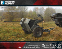 Rubicon Models - 2cm FlaK 30 with SdAh 51/52 Trailer Anti-Aircraft Gun
