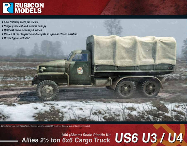 Rubicon Models - US6 U3 / U4 Allies 2 1/2-ton 6x6 Cargo Truck