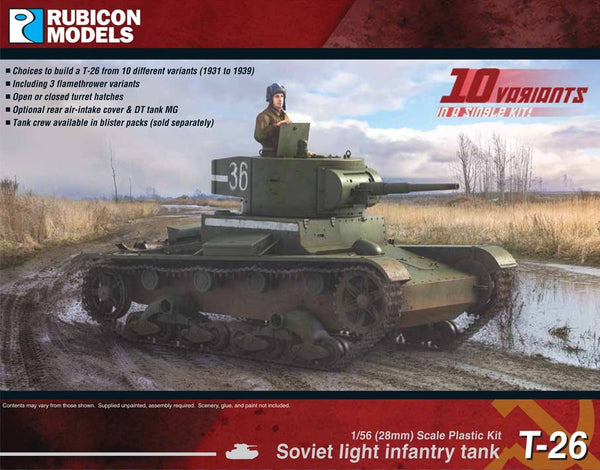 Rubicon Models - T-26 Light Infantry Tank