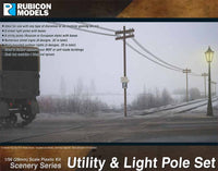 Rubicon Models - Utility & Light Pole Set