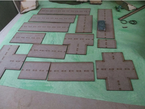 Road Sections For 15mm Scale
