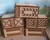 5x Containers 28mm Scale
