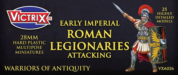 Victrix Miniatures - Early Imperial Roman Legionaries Attacking