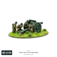 Bolt Action French Army 75mm light artillery -