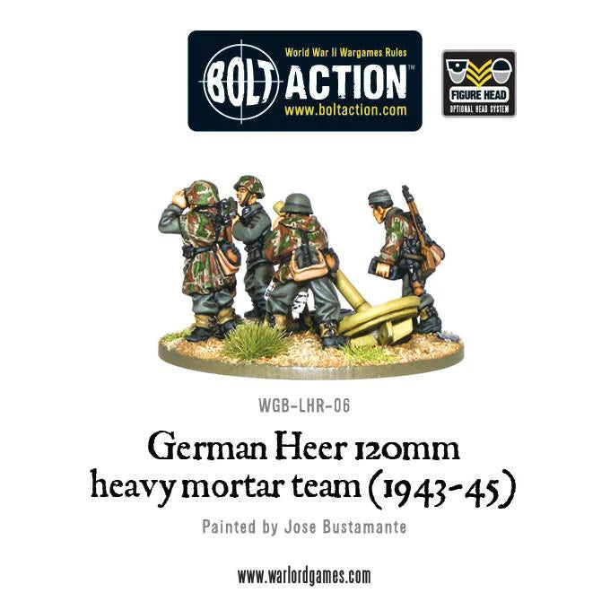 Bolt Action German Heer 120mm Heavy Mortar Team – Dark Castle Terrain