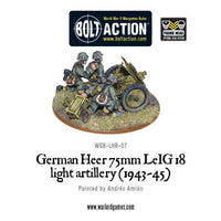 Bolt Action German Heer 75mm leIG 18 light artillery