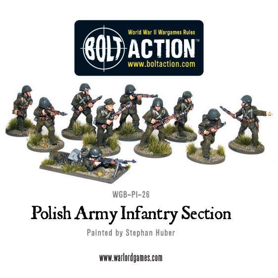 Bolt Action Polish Army infantry section-