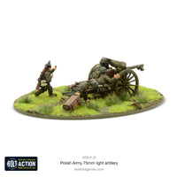 Bolt Action Polish Army 75mm light artillery-