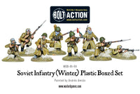 Bolt Action Soviet Winter Infantry plastic box set