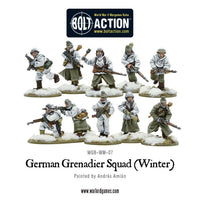 Bolt Action German Grenadiers in Winter Clothing Squad