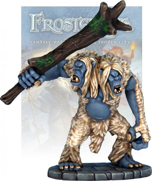 Frostgrave Two Headed Snow Troll -