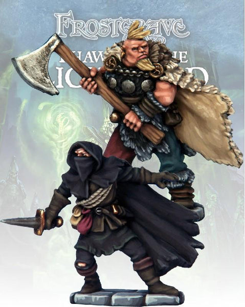 Frostgrave Cult Thief & Barbarian -