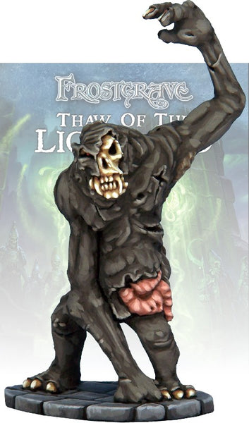 Frostgrave Zombie Snow Troll-