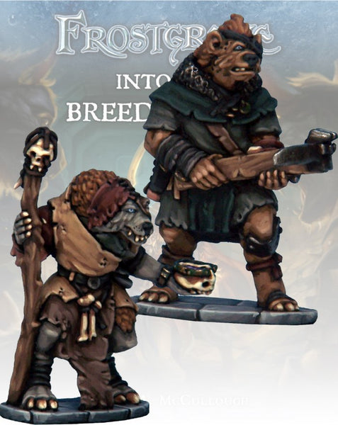 Frostgrave Gnoll Apothecary & Marksman -