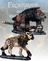 Frostgrave Gnoll Tracker & War Hyena -