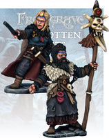 Frostgrave Barbarian Wizard & Apprentice-