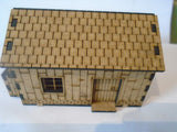 3x Wood Cabins 15mm Scale