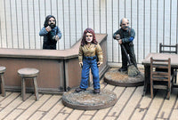 Dead Man's Hand Civilian Rogan's Bar Figure set