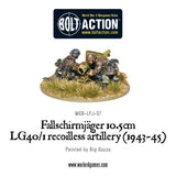 Bolt Action Fallschirmjager 10.5cm LG40/1 recoilless artillery (1943-45)