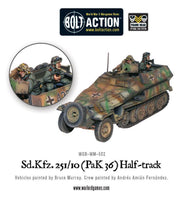 Bolt Action Sd.Kfz 251/10 half-track (3.7cm PaK) plastic boxed set -