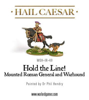 Hail Caesar Early Imperial Romans: Mounted Roman General and Warhound -